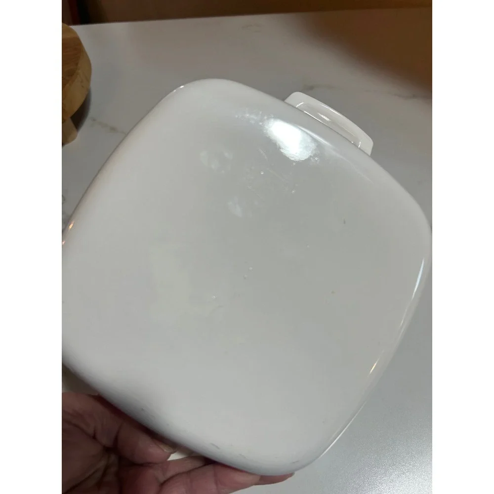 Corning Ware Wildflower Casserole Dish with Lid Vintage‎ 7 inch Square Baker